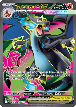 Mega Charizard X ex (109/094) [Mega Evolution: Phantasmal Flames]-1