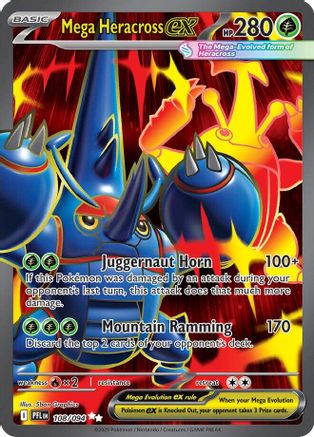 Mega Heracross ex (108/094) [Mega Evolution: Phantasmal Flames]-1