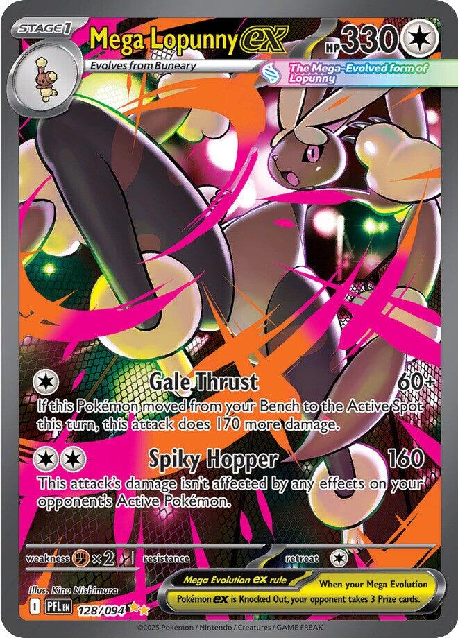 Mega Lopunny ex (128/094) [Mega Evolution: Phantasmal Flames]-1