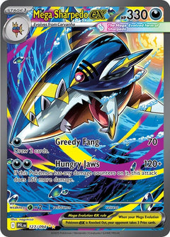Mega Sharpedo ex (127/094) [Mega Evolution: Phantasmal Flames]-1