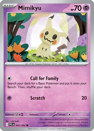 Mimikyu (042/094) [Mega Evolution: Phantasmal Flames]-1
