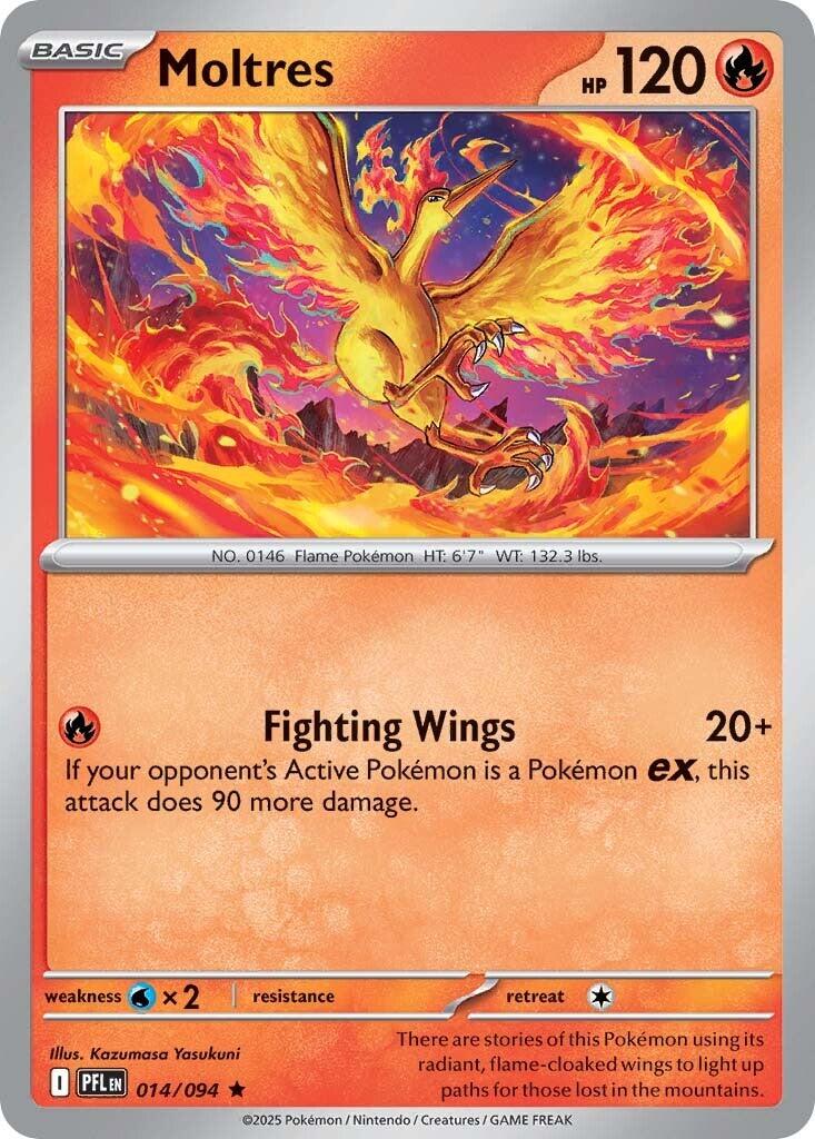 Moltres (014/094) [Mega Evolution: Phantasmal Flames]-1