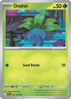 Oddish (001/094) [Mega Evolution: Phantasmal Flames]-1