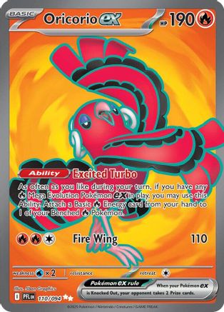 Oricorio ex (110/094) [Mega Evolution: Phantasmal Flames]-1
