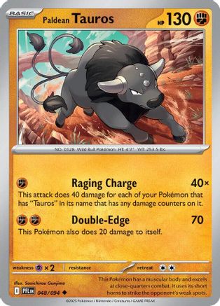 Paldean Tauros (048/094) [Mega Evolution: Phantasmal Flames]-1