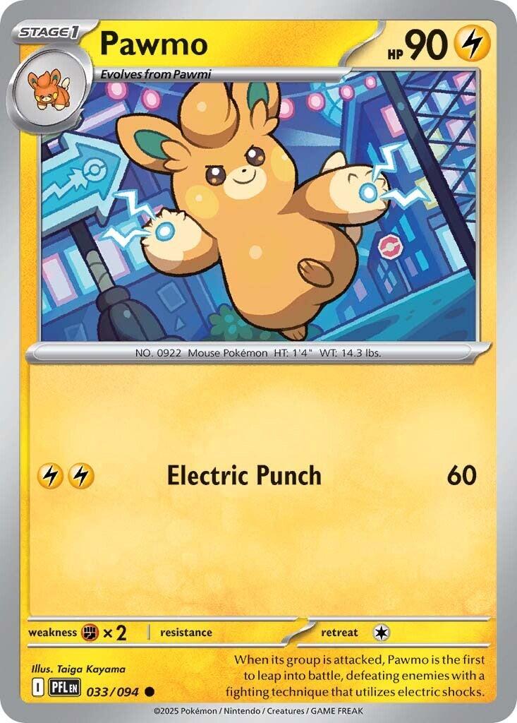 Pawmo (033/094) [Mega Evolution: Phantasmal Flames]-1