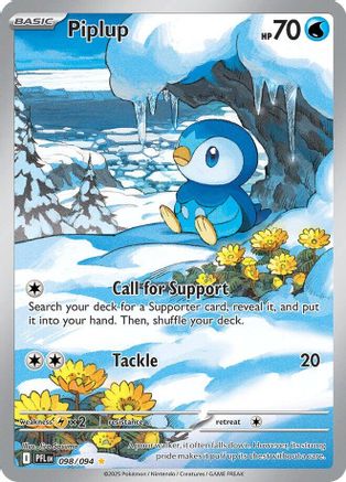 Piplup (098/094) [Mega Evolution: Phantasmal Flames]-1