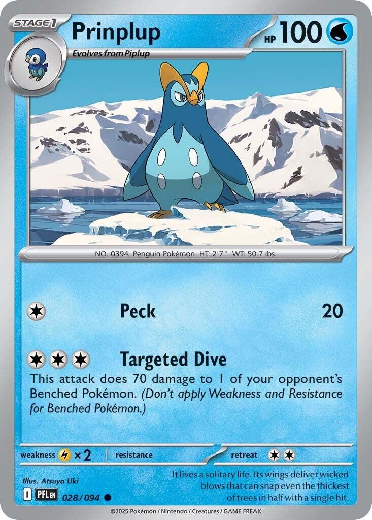 Prinplup (028/094) [Mega Evolution: Phantasmal Flames]-1