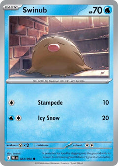 Swinub (023/094) [Mega Evolution: Phantasmal Flames]-1