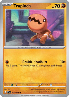Trapinch (051/094) [Mega Evolution: Phantasmal Flames]-1