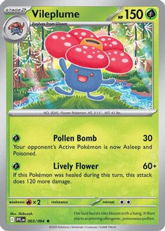Vileplume 003  - Holofoil ME02 Phantasmal Flames - Rare-1