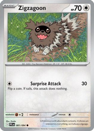 Zigzagoon (081/094) [Mega Evolution: Phantasmal Flames]-1