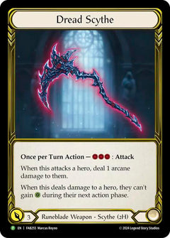 Dread Scythe (Golden) [FAB255] (Promo)  Cold Foil-1