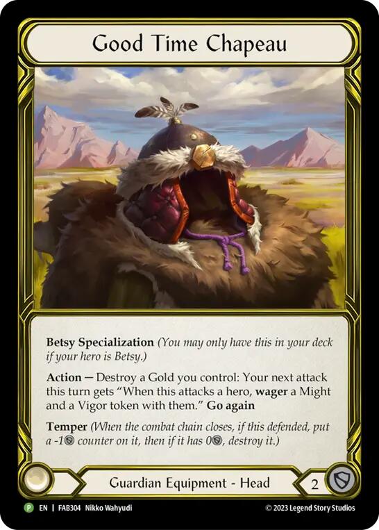 Good Time Chapeau (Golden) [FAB304] (Promo)  Cold Foil-1