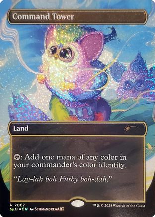 Command Tower (7067) (Confetti Foil) (SLD-7067) - Secret Lair Drop Series Foil-1