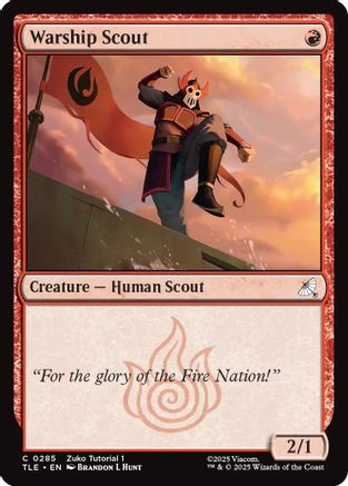Warship scout (0285) (TLE-285) - Avatar: The Last Airbender: Eternal-Legal-1
