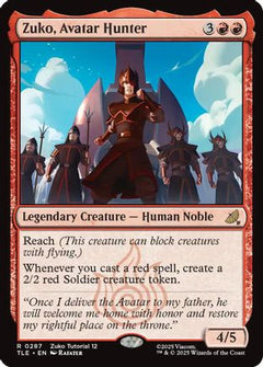Zuko, Avatar Hunter (0287) (TLE-287) - Avatar: The Last Airbender: Eternal-Legal-1