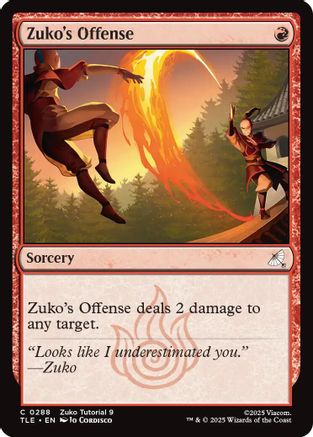 Zuko's Offense (0288) (TLE-288) - Avatar: The Last Airbender: Eternal-Legal-1