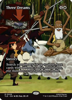 Three Dreams (Borderless) (TLE-008) - Avatar: The Last Airbender: Eternal-Legal-1