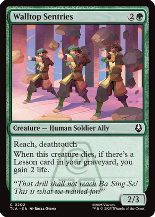 Walltop Sentries (TLA-202) - Avatar: The Last Airbender-1