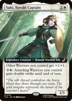 Suki, Kyoshi Captain (Extended Art) (TLE-175) - Avatar: The Last Airbender: Eternal-Legal Foil-1