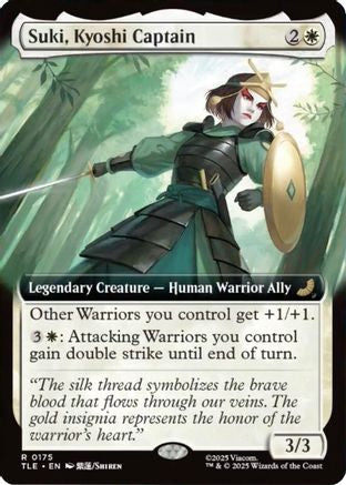 Suki, Kyoshi Captain (Extended Art) (TLE-175) - Avatar: The Last Airbender: Eternal-Legal Foil-1