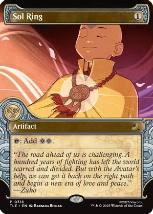 Sol Ring (Showcase) [Avatar: The Last Airbender: Eternal-Legal]-1
