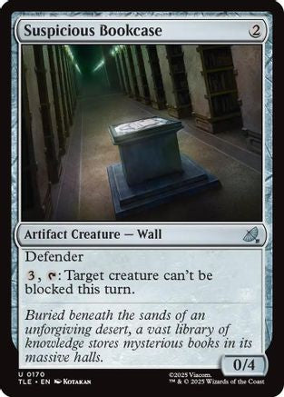 Suspicious Bookcase (TLE-170) - Avatar: The Last Airbender: Eternal-Legal Foil-1