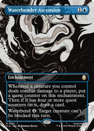 Waterbender Ascension (Borderless) (TLA-310) - Avatar: The Last Airbender Foil-1
