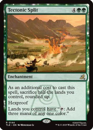 Tectonic Split (TLE-144) - Avatar: The Last Airbender: Eternal-Legal Foil-1