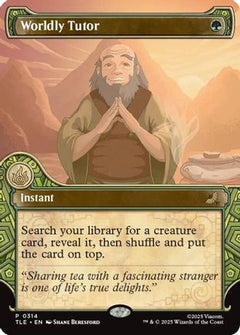 Worldly Tutor (Showcase) (TLE-314) - Avatar: The Last Airbender: Eternal-Legal-1