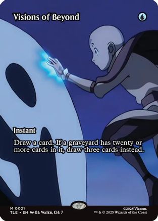 Visions of Beyond (Borderless) (TLE-021) - Avatar: The Last Airbender: Eternal-Legal Foil-1