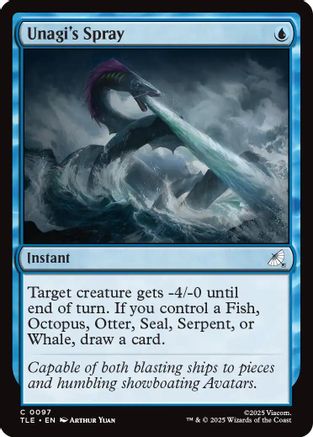Unagi's Spray (TLE-097) - Avatar: The Last Airbender: Eternal-Legal-1