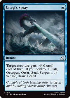 Unagi's Spray (TLE-097) - Avatar: The Last Airbender: Eternal-Legal Foil-1