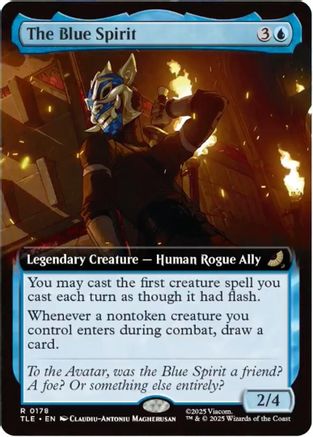 The Blue Spirit (Extended Art) (TLE-178) - Avatar: The Last Airbender: Eternal-Legal Foil-1