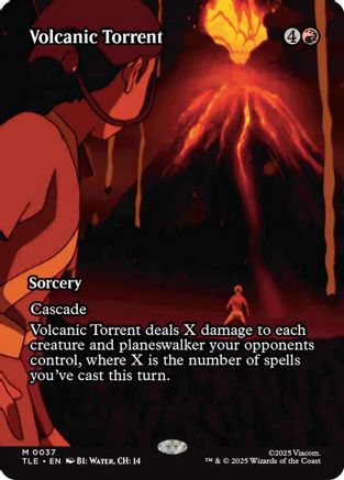 Volcanic Torrent (Borderless) (TLE-037) - Avatar: The Last Airbender: Eternal-Legal-1