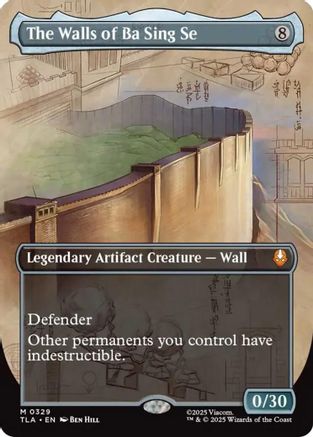 The Walls of Ba Sing Se (Borderless) (TLA-329) - Avatar: The Last Airbender-1
