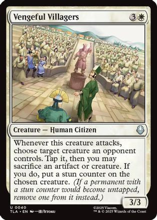 Vengeful Villagers (TLA-040) - Avatar: The Last Airbender Foil-1