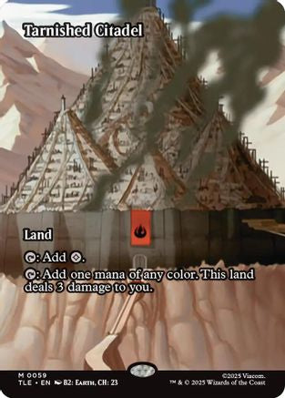 Tarnished Citadel (Borderless) (TLE-059) - Avatar: The Last Airbender: Eternal-Legal-1