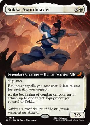 Sokka, Swordmaster (Extended Art) (TLE-174) - Avatar: The Last Airbender: Eternal-Legal-1
