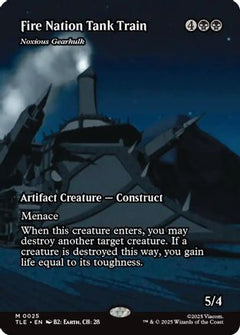 Fire Nation Tank Train - Noxious Gearhulk (Borderless) [Avatar: The Last Airbender: Eternal-Legal]-1