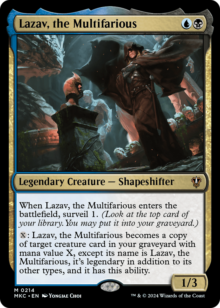 Lazav, the Multifarious [Murders at Karlov Manor Commander]-1