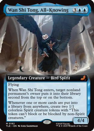 Wan Shi Tong, All-Knowing (Extended Art) (TLE-182) - Avatar: The Last Airbender: Eternal-Legal Foil-1