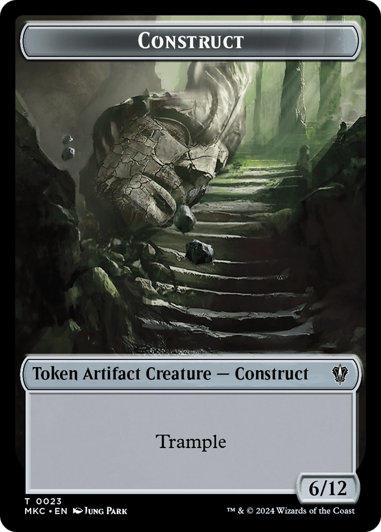 Construct (TMKC-023) - Murders at Karlov Manor Commander Tokens-1