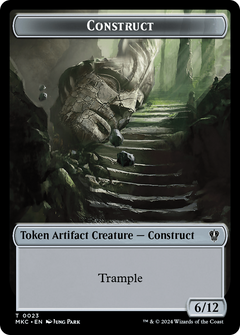 Construct (TMKC-023) - Murders at Karlov Manor Commander Tokens-1