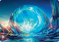 Aang's Iceberg Art Card (Gold-Stamped Signature) [Avatar: The Last Airbender Art Series]-1