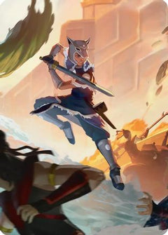 Sokka's Charge Art Card [Avatar: The Last Airbender Art Series]-1