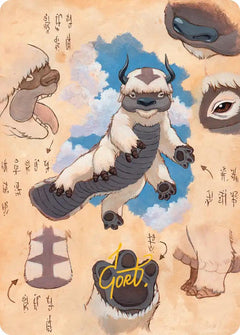Appa, Steadfast Guardian Art Card (Gold-Stamped Signature) [Avatar: The Last Airbender Art Series]-1