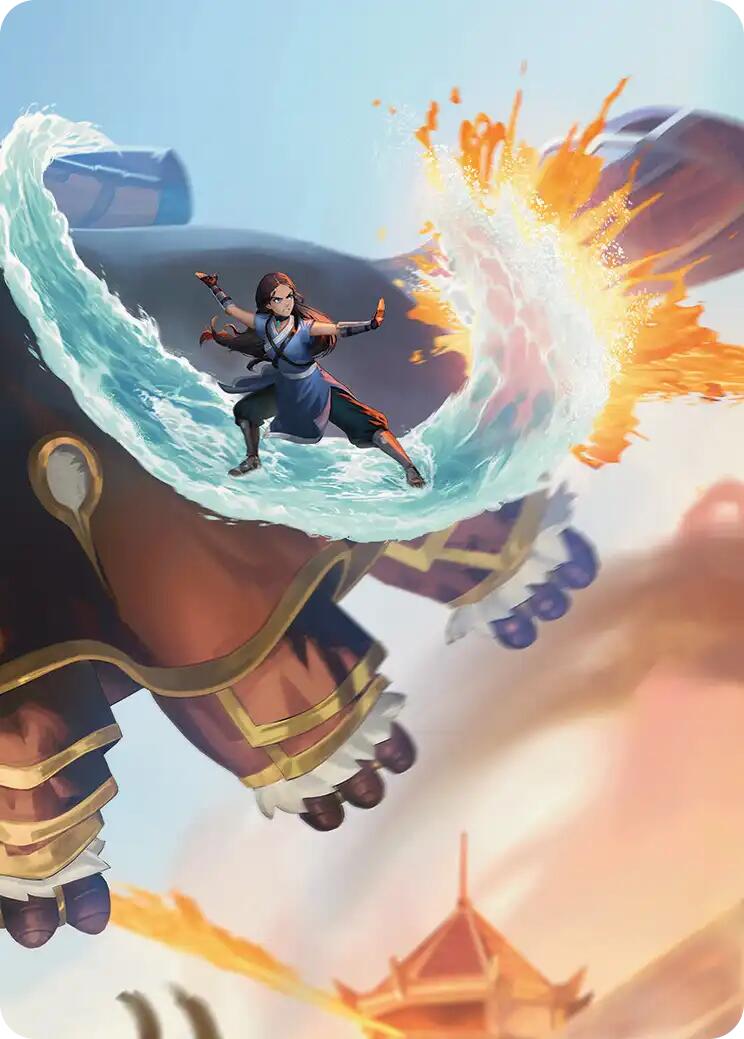 Katara's Reversal Art Card [Avatar: The Last Airbender Art Series]-1