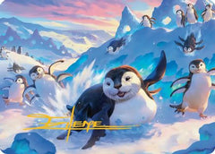 Otter-Penguin Art Card (Gold-Stamped Signature) [Avatar: The Last Airbender Art Series]-1